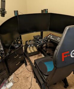 Next Level Racing F-GT Racing Simulator Cockpit. Formula and GT racing simulator cockpit compatible with Thrustmaster, Fanatec, Moza Racing on PC, Xbox and PS 48 71PGyGSOoPL