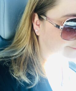 PAVOI 14K Gold Plated Sterling Silver Post Stud Earrings for Women | Pave CZ Mini Disc | Gold Earrings for Women Rose Gold 30 71PH0p H01L