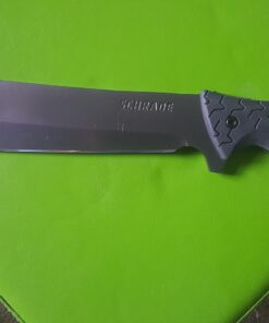 Schrade Leroy Fixed Blade with High Carbon Stainless Steel Bowie Blade for Outdoor Activities 31 71PKvNRzr0L