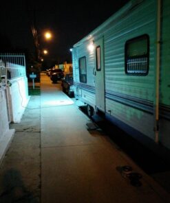 GLW 12V AC or DC LED Flood Light,10W Mini IP65 Waterproof Outdoor Light,900LM,6000K,Daylight White Security Light,80W Halogen Bulb Equivalent Daylight White (10W) 40 71PL29BJe L