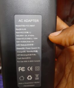 YCCSKY Power Supply for Xbox 360 Slim AC Adapter, Non-OEM Replacement, Global Voltage, LED Indicator, 135W, 12V-10.83A 35 71PLVd5 GmL