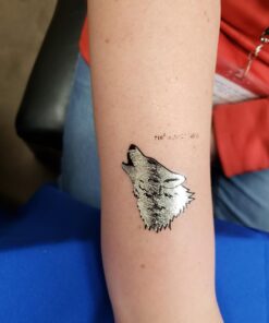 Temporary Tattoos for Boys and Girls | 77 Tattoos on 4 Sheets | Fun Metallic Tattoos for Kids | Black, Silver, Red & Gold Tattoo Bears Wolves Turtles Lizards Spiders Birds and More | Twink Designs Boys 4 Sheet 24 71PLXUPgbxL