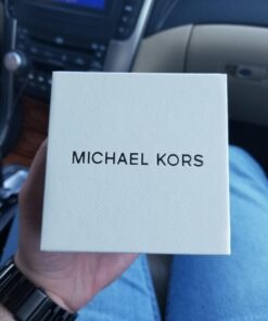 Michael Kors Lexington Men's Watch, Stainless Steel Bracelet Watch for Men Gold Steel 44 71PLYKsz2dL