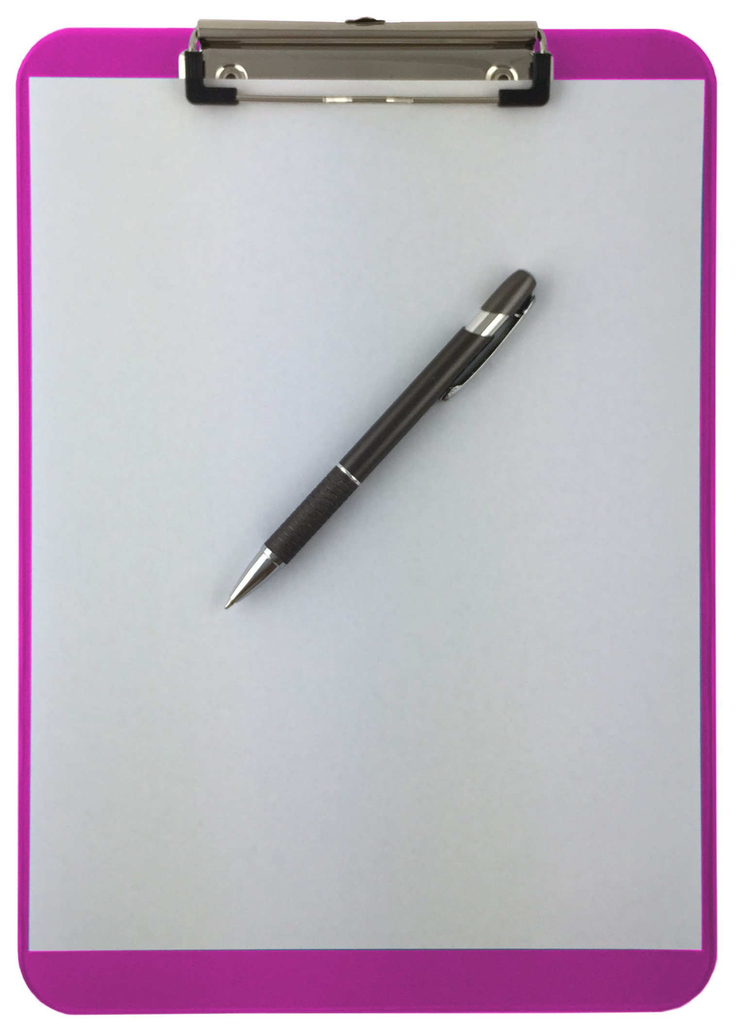 Trade Quest Plastic Clipboard Transparent Color Letter Size Low Profile Clip (Pack of 6) (Assorted) Assorted 6 Trade Quest Plastic Clipboard Transparent Color Letter Size Low Profile Clip (Pack of 6) (Assorted) Assorted - Image 6