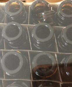 Vivaplex, 24, Amber, 10 ml Glass Roll-on Bottles with Stainless Steel Roller Balls. 3-3 ml Droppers included 30 71PLvy4WJL