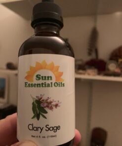 Sun Essential Oils 4oz - Clary Sage Essential Oil - 4 Fluid Ounces 4 Fl Oz (Pack of 1) 13 71PNvEM qyL