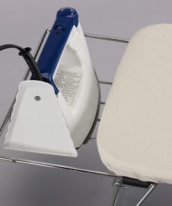 Household Essentials Tabletop Ironing Board, Compact Ironing Board with Iron Rest, Includes Door Hang, Perfect for Dorms and Small Spaces, 12 x 30", Silver 14 71PPOnBfnBL