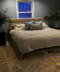 Modway Lily Tufted Linen Fabric Upholstered King Headboard in Beige 35 71PQE6dWMgL