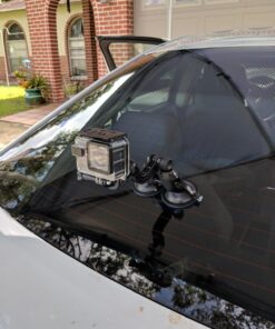 Smatree Double Suction Cup Mount, Car Mount Compatible for Gopro Hero 11/10/9/8/7/Max/6/5/4/3+/3, AKASO, DJI OSMO Action Camera, Greater Suction Power(Updated Version) 26 71PQPIyc2jL