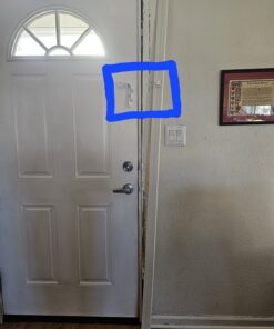 Door Buddy Baby Proof Door Latch for Cats - Grey. Adjustable Cat Door Strap Keeps Baby Out of Cat Food & Litter Box. Simple Child Door Locks for Kids Safety. Baby Gate Cat Door Interior Alternative 32 71PQrTjWnjL