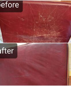 Furniture Clinic Leather Complete Restoration Kit | Includes Leather Recoloring Balm, Leather Cleaner, Protection Cream, Sponge & Cloth | Restores & Repairs (Bordeaux) Complete Kit Bordeaux 23 71PRCcbgrZL