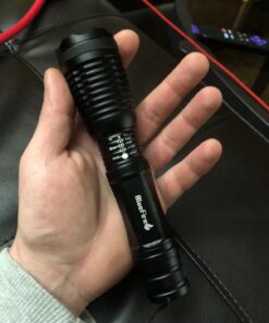 BlueFire 1200 Lumen Super Bright XM-L2 LED Handheld Flashlight with Adjustable Focus and 5 Light Modes, Outdoor LED Torch, Tactical Flashlight for Camping & Hiking 58 71PREvQAOcL