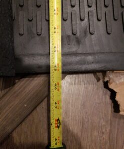 Guardian - MLL14030500 Clean Step Scraper Outdoor Floor Mat, Natural Rubber, 3'x5', Black, Ideal for any outside entryway, Scrapes Shoes Clean of Dirt and Grime "3' x 5'" Geometric 15 71PRPLNRIL