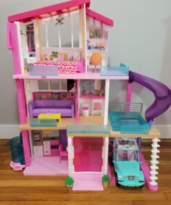 Barbie Dreamhouse Dollhouse with Pool, Slide and Elevator Standard Elevator 112 71PS4tSZEZL