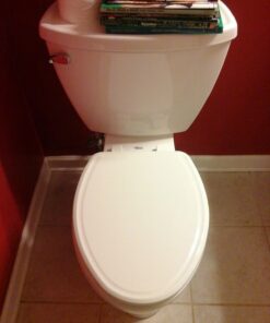 American Standard 2467016.020 Cadet Right Height Elongated Pressure Assisted Toilet, 1.6 GPF, White 8 71PSqqjRTjL