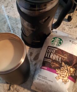 KONA French Press Coffee Press Maker With Reusable Stainless Steel Filter, Large Comfortable Handle & Glass Protecting Durable Black Shell (34 oz, 8 cups) 1000ml 42 71PUTFwdemL