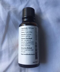 NOW Essential Oils, Grapefruit Oil, Sweet Citrus Aromatherapy Scent, Cold Pressed, 100% Pure, Vegan, Child Resistant Cap, 1-Ounce 1 Fl Oz (Pack of 1) 42 71PUW5kTmTL
