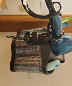 Polder Style Station, Organization for Styling Tools: Hair Dryers,Curling Irons, Straighteners, Brushes, Hang Over Towel Rack, Store Undersink or in Drawer, Black and Silver 54 71PVFMuxFlL