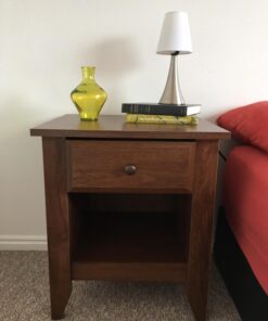 Sauder Shoal Creek Night Stand, Oiled Oak finish 43 71PW49ANLgL