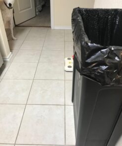 Rubbermaid Commercial Products Slim Jim Plastic Rectangular Trash/Garbage Can With Venting Channels, for Kitchen, Office, Workspace, 23 Gallon, Black - FG354060BLA 1 31 71PX1svieZL