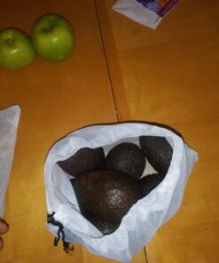 purifyou Reusable Produce Bags, Heavy Duty Double Stitched Washable Mesh Grocery Bag with Drawstring, Ideal for Farmers Market, Beach, and Refrigerator Storage, Set of 9 (XL, Large, Small) Set of 9 Mixed 46 71PX41ZE3L