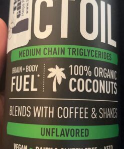 Sports Research Keto MCT Oil from Organic Coconuts - Fatty Acid Fuel for Body + Brain Triple Ingredient C8, C10, C12 MCTs Perfect in Coffee, Tea, & More Non-GMO Vegan Unflavored (32 Oz) 32 Fl Oz (Pack of 1) C8 + C10 + C12 30 71PXKneBVwL