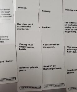 Not Parent Approved - The Hilarious Family Game Night Card Game for Kids, Teens & Tweens, The Perfect Funny Christmas & Birthday Gift for Boys & Girls, Best Fun Family Games for Kids and Adults A. Original Game 42 71PY1RIEWOL