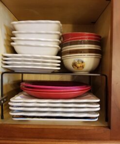 Deco Brothers Expandable Cabinet Shelf Organizer for Kitchen Cabinet and Counter, Bronze 40 71PZ6kRilL