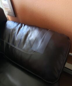 MastaPlasta Self-Adhesive Premium Leather Repair Patch - Dark Brown 8" x 4" (20 x 10 cm). Instant Upholstery-Quality Patch for Furniture, Car Interiors, Bags, Jackets Vinyl & More 8in x 4in B Dark Brown Leather 40 71PZp47JMoL 1