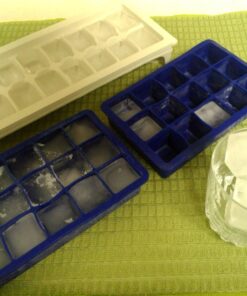 Kitch Cube Ice Tray 2 Pack Silicone Ice Cubes - Cobalt Blue 14 71PaLbWHK5L