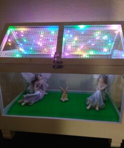 GDEALER 2 Pack LED Fairy Lights Halloween Battery Operated String Lights Waterproof 8 Modes Remote Control Color Changing Christmas Lights 60 LED 20 Feet Copper Wire Firefly Lights- Multicolor 46 71PaT47tTlL