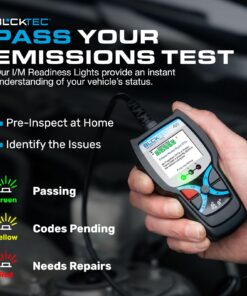 BLCKTEC 420 Bluetooth OBD2 Scanner Diagnostic Tool - Vehicle Code Reader for Car - Clears Check Engine Light - Comes with Premium OBD App On IOS & Android - Works For All Cars 1996 & Newer 31 71PabFdPKlL