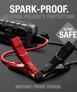 NOCO Boost Sport GB20 500 Amp 12-Volt UltraSafe Lithium Jump Starter Box, Car Battery Booster Pack, Portable Power Bank Charger, and Jumper Cables for Up to 4-Liter Gasoline Engines, 400 Amps,Black 32 71PaiZB5aFL