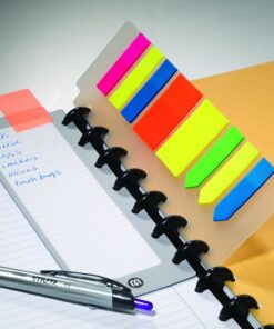 Staples? Arc Notebook 200 Page Flags, Assorted Colors, 2 1/2" x 7 1/2" 6 71PayiNryL