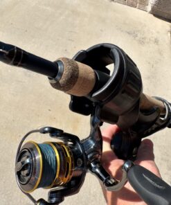 YakAttack Omega Fishing Rod Holder with Track Mounted LockNLoad Mounting System, Pro and Standard Edition - Multiple Colors | Kayak Fishing Accessories Black (Professional) 30 71PbhdcSXvL