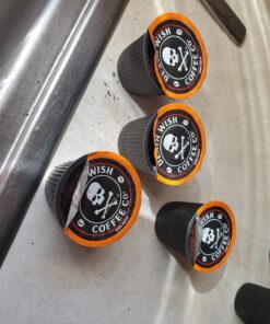 Death Wish Coffee Co. Single Serve Pods - Extra Kick of Caffeine - Dark Roast Coffee Pods - Made with USDA Certified Organic, Fair Trade, Arabica and Robusta Beans (20 Count) 20 Count (Pack of 1) 28 71PbmNIY3QL