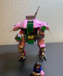 LEGO Overwatch D.Va and Reinhardt 75973 Mech Building Kit with Popular Overwatch Character Minifigures and Buildable Rocket Hammer (455 Pieces) 34 71PcV6IhgzL