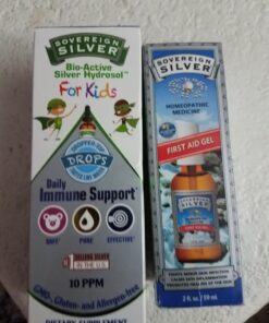 Sovereign Silver Bio-Active Silver Hydrosol for Immune Support - Colloidal Silver Liquid -10 ppm, 32oz (946mL) - Economy Size 32 Fl Oz (Pack of 1) Standard Packaging 30 71PcgxngV1L