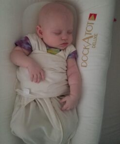 HALO 100% Cotton Sleepsack Swaddle, 3-Way Adjustable Wearable Blanket, TOG 1.5, Cream, Small, 3-6 Months Small (Pack of 1) 33 71PdPqg9dlL