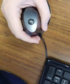 J-Tech Digital Scroll Endurance Wired Mouse Ergonomic Vertical USB Mouse with Adjustable Sensitivity (600/1000/1600 DPI), Removable Palm Rest & Thumb Buttons - Reduces Hand/Wrist Pain (Wired) 42 71Pe7 k7kdL 1