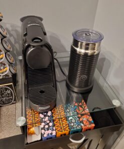 Deco Brothers Crystal Tempered Glass Original Pod Holder Drawer, 42 Nespresso Capsule Organizer 31 71Pel317uL