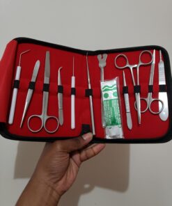 Advanced Dissection Kit Biology Lab Anatomy Dissecting Set with Stainless Steel Scalpel Knife Handle Blades for Medical Students and Veterinary by InstaSkincare 77 71PfGo pjxL