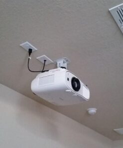 QualGear PRB-717-Wht Ceiling Mount Projector Accessory White Mount 51 71PfHy0 JZL