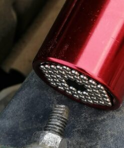 Super Universal Socket Tools Gifts for Men - Stocking Stuffers for Men, Mens Christmas Gifts, Cool Stuff Gadgets for Men Birthday Gifts for Dad Women Husband, Socket Set with Power Drill Adapter Red 33 71PfdNtU7VL