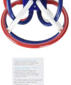 Manhattan Toy Red, White, and Blue Winkel Rattle and Teether Baby Toy 9 71PhZ71mKtL