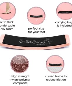 Ballet Turning Spin Board for Dance and Figure Skating. Portable Training Equipment for Dance. Make Your Turns, Pirouette and Balance Better. Cream with a bag 8 71Phv5yAUL