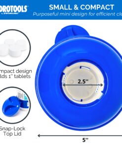 HYDROTOOLS BY SWIMLINE 8715 Mini Chemical Dispenser For Spas and Personal Pools| Compatible With Bromine & Chlorine Supports 1’’ Tablets | Adjustable Control Ring For Customizable Flow Rate Classic (Mini) 21 71PiB1Y5PTL