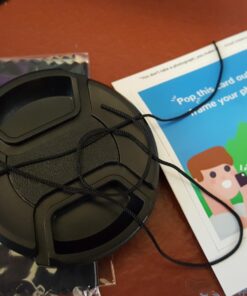 58mm Lens Cap Bundle - 4 Snap-on Lens Caps for DSLR Cameras - 4 Lens Cap Keepers - Microfiber Cleaning Cloth Included - Compatible Nikon, Canon, Sony Cameras (58mm) 58mm 68 71PirVMKPZL