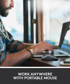 Logitech M185 Wireless Mouse, 2.4GHz with USB Mini Receiver, 12-Month Battery Life, 1000 DPI Optical Tracking, Ambidextrous PC/Mac/Laptop - Swift Gray USB Receiver 33 71PjJ3dklyL