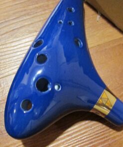 12 Hole Ocarina From Legend of Zelda Alto C Dark Blue for Any Level Available from OcarinaWind Music Instrument Gift Idea 12 71PjNikrF9L